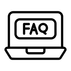 Answer Sheet Line Icon