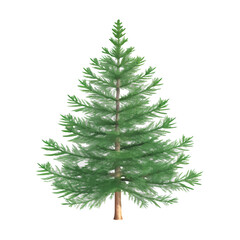 christmas tree isolated on white, A black silhouette of a Christmas tree , isolated on a white background. High contrast, simple, vector style.