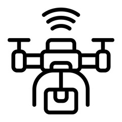 Drone Line Icon