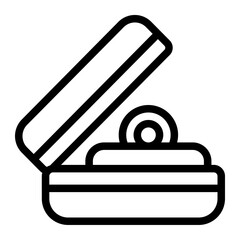 Ring Holder Line Icon