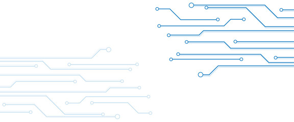Abstract futuristic electronic circuit technology background