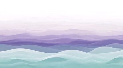 Obraz premium Pastel Mountain Range Landscape.