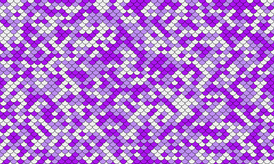 Abstract purple and white scale pattern background.  Perfect for fashion, textiles, or website design.  This vibrant, textured image evokes feelings of luxury and sophistication.