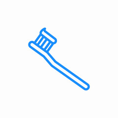 dental care brush icon sign vector