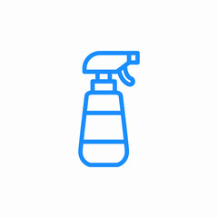 liquid sprayer icon sign vector