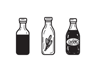 Minimalist Rye Vector Drawing for Organic Branding