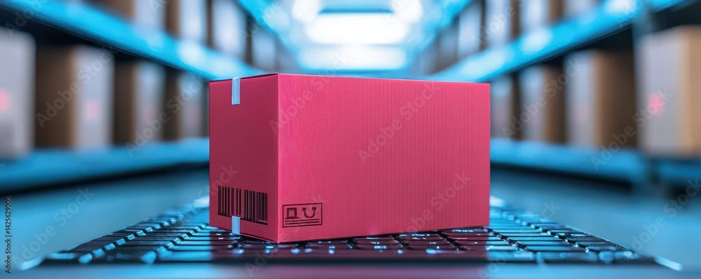 Poster e-commerce logistics customer experience. ai-driven returns management system streamlining reverse l