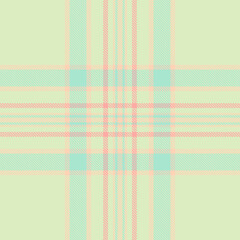Pastel plaid pattern in soft peach, mint green, and pale yellow.  Ideal for textile design, springsummer fashion, feminine branding, and website backgrounds.