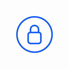 lock locker icon sign vector
