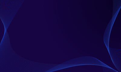 Futuristic Blue Light Wave Design