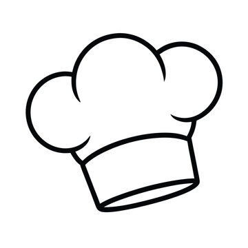 chef hat with knife