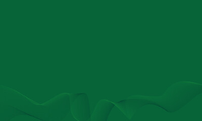 Modern Green Gradient Flow Wave Illustration