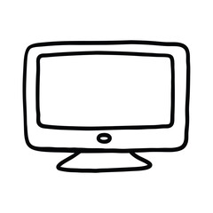 icon of a computer monitor for it services