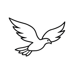 dove of peace vector illustration
