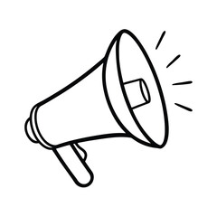icon of a megaphone 