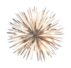 Obraz premium Explosive starburst pattern with radiating spikes in burst formation, cut out - stock png.