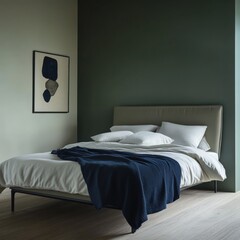 Modern bedroom with neutral color palette