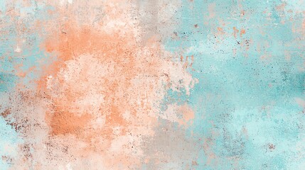 Obraz premium Vintage-inspired pastels mimicking aged paper, muted blues, and faded rose