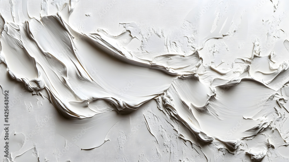 Poster artistic texture creation studio abstract image pure white background close-up view modern design