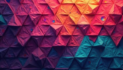 Geometric shapes forming repeating mosaic, muted tones, texture, contemporary