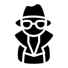 Spy Solid Icon
