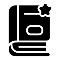 Write the moment Solid Icon