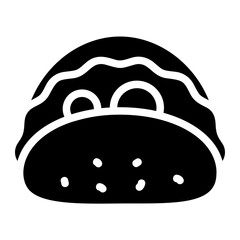Tacos Solid Icon