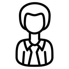 Businessman Line Icon