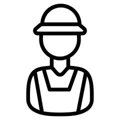 Gardener Line Icon