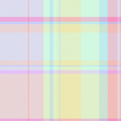 Windowpane seamless check textile, repeat vector texture fabric. Graceful tartan pattern background plaid in light and pink colors.