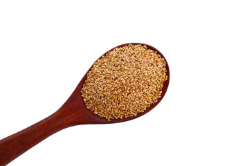 Roasted white sesame seeds for cooking