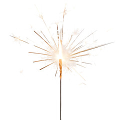 Igniting Joy A Sparkling Celebration, Bright and Festive isolated on transparent background Generative AI.