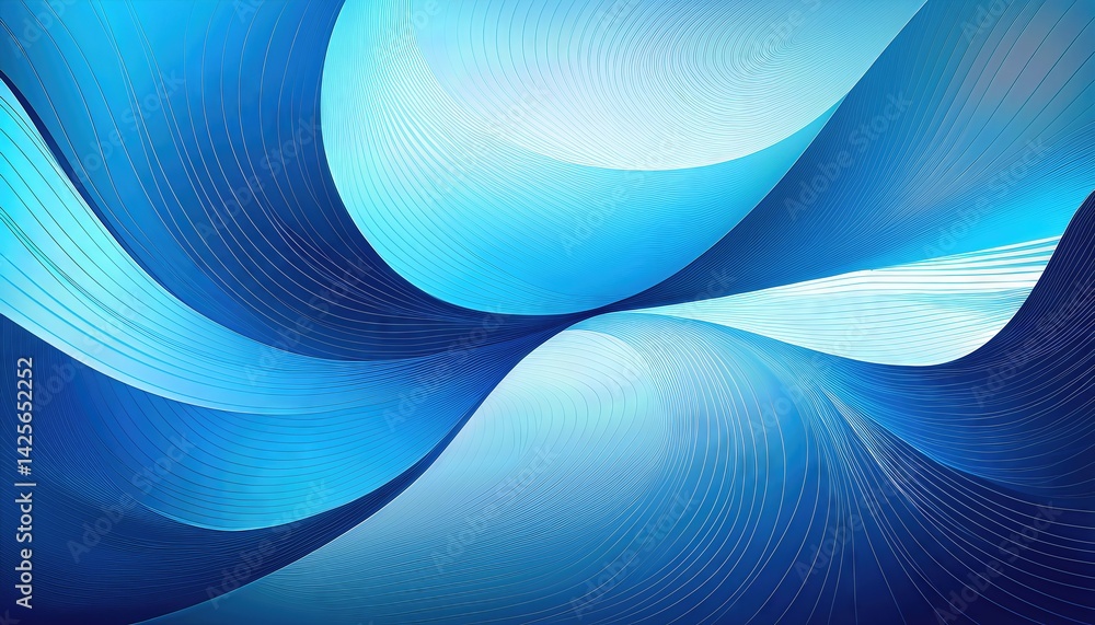 Aufkleber striking abstract blue background vector graphic vivid geometric shapes dynamic interplay of color a