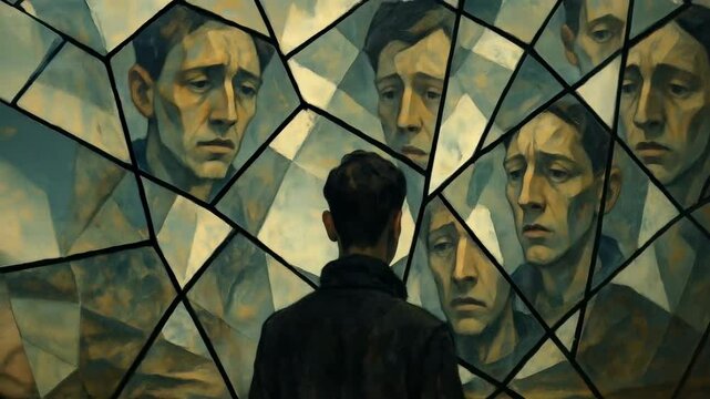 Reflection on Narcissistic Personality Disorder Art Depicting Emotion and Fragmented Identities in NPD