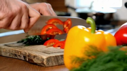 Slicing vegetables cooking tutorial food preparation healthy eating tips