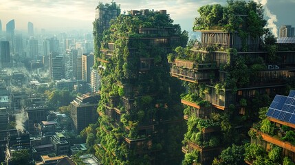 Obraz premium Green Urban Architecture