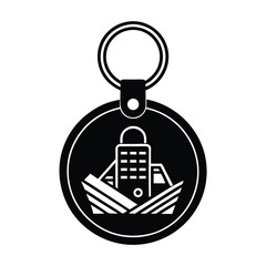 Travel Souvenirs Icon like Keychain