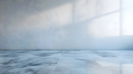 Minimalist interior design contemporary space digital art bright environment aesthetic perspective