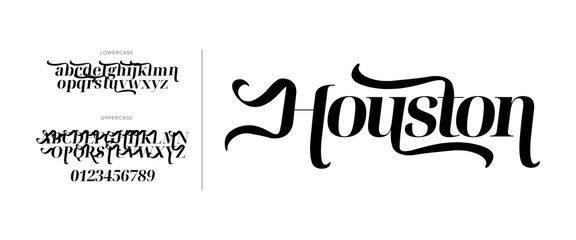 Elegant Script Font Swash Serif Display Typeface EPS