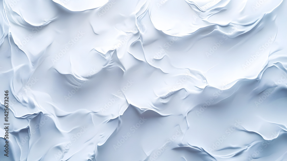Poster elegant abstract white textures studio high-resolution image minimalist top-down view art concept