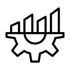 data management Line Icon