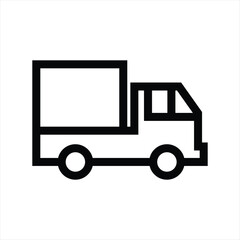 truck icon vector illustration