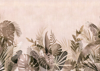 grunge floral background
