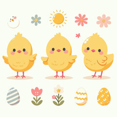 chick vector illustration 