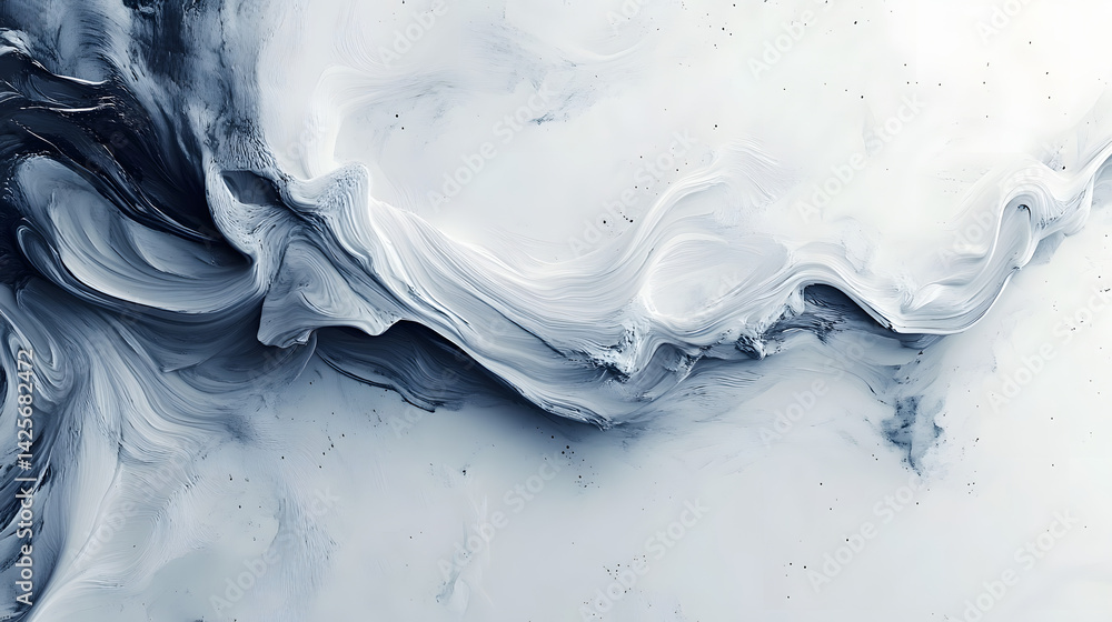 Poster elegant abstract texture minimalist design horizontal pure white background artistic expression
