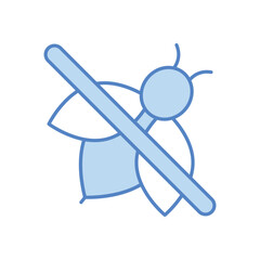insect sting allergy Vector icon