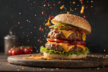 Exploding Hamburger