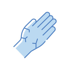 Dry skin Vector icon