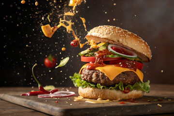 Exploding Hamburger