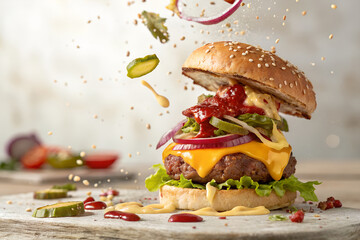 Exploding Hamburger